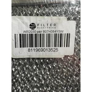 NWT Broan S99010305 Compatible Replacement Range Hood Filter A652030 (2pk)